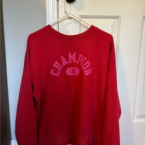 Champion Women's Red Pull Over